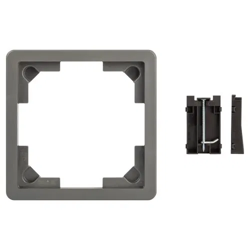 Люк 18-7001-03 комплект для установки люка IP66 в фальш-пол (рамка+монтаж. лапки) сер. Эра Б0063310