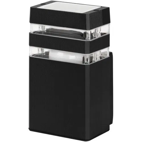 Светильник "Астрея" GBW-101-BL-0200 max 30Вт 1хE27 IP54 230В 200х110х95 уличный настен. вверх черн. Эра Б0069590