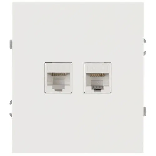 Розетка информационная 2-м СП Arktik RJ45 16А IP20 250В бел. матов. Эра Б0070491