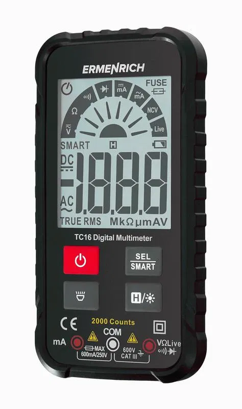 Мультиметр цифровой Zing TC16 Ermenrich 82982