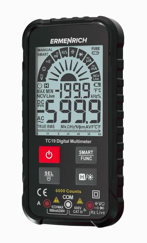 Мультиметр цифровой Zing TC19 Ermenrich 82984