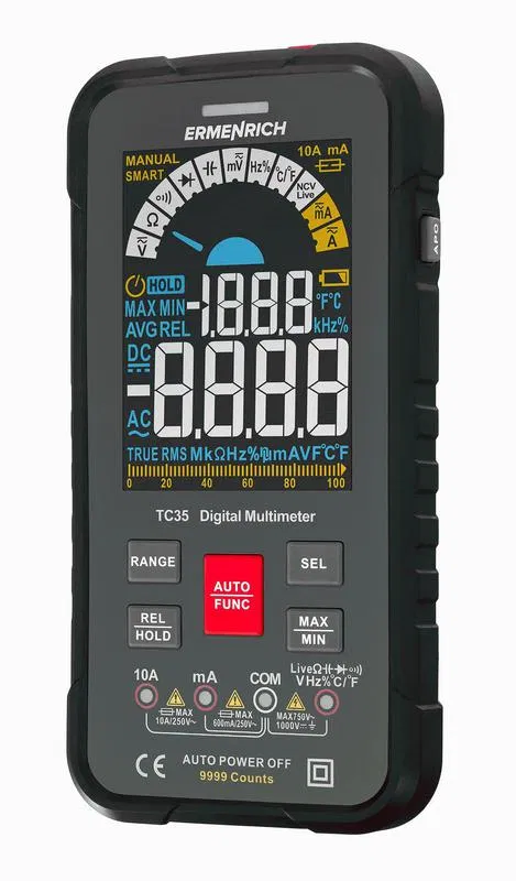 Мультиметр цифровой Zing TC35 Ermenrich 82991