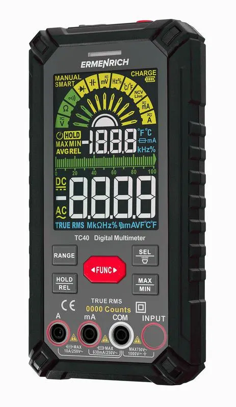 Мультиметр цифровой Zing TC40 Ermenrich 82992