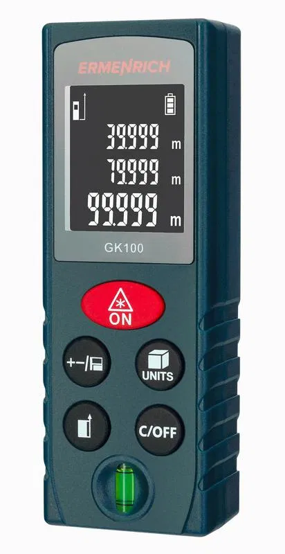 Рулетка лазерная Reel PLUS GK100 Ermenrich 83078