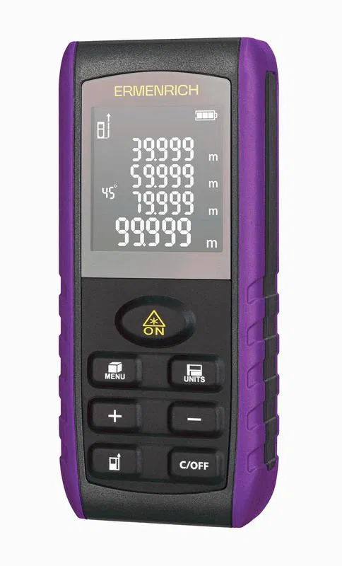 Рулетка лазерная Reel PRO GE80 фиолет. Ermenrich 85320