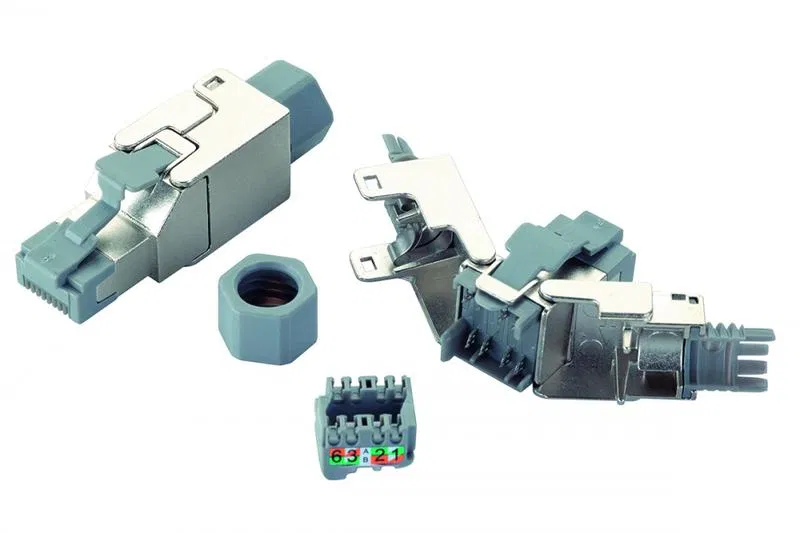 Вилка RJ45 FTP кат.6 для полевой установки Eurolan 13A-F6-03SL