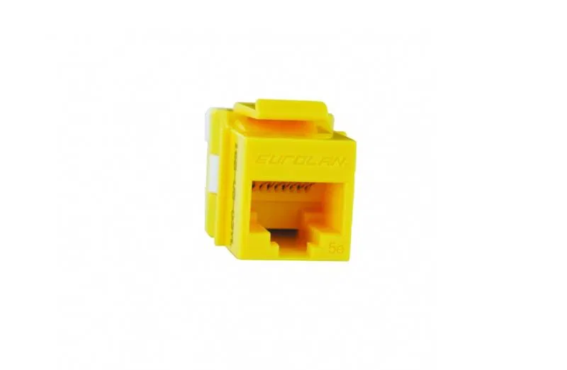 Модуль Keystone кат.5E UTP желт. Eurolan 16B-U5-03YL
