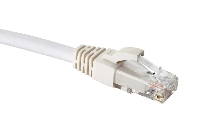 Патч-корд U/UTP Slim Line LSZH кат.6 1.5м бел. Eurolan 21S-U6-1EWT