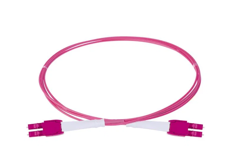 Шнур оптический HD OM4 дуплекс LC - дуплекс LC UNIBOOT PUSH-PULL 3м Eurolan 41B-40-LC-LC-03