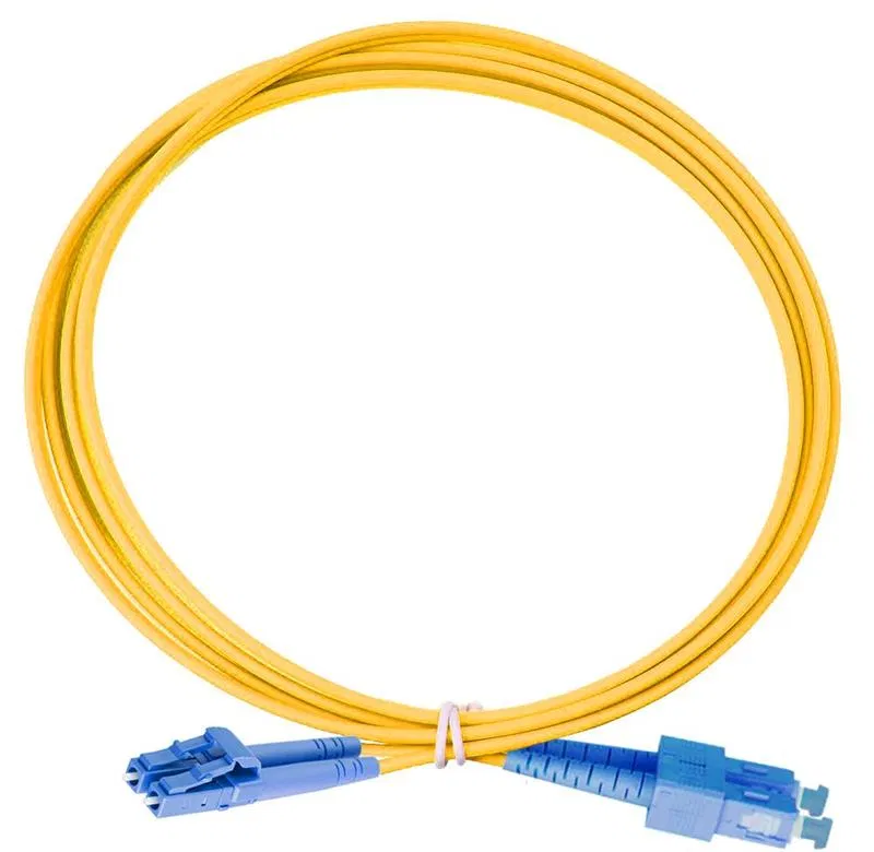 Патч-корд оптический дуплексный OS2 9/125 SC-LC 1м Eurolan 41F-S2-SC-LC-01