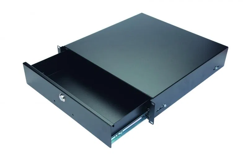 Ящик для документации выдвижной 3U 460мм Eurolan 60A-12-03-11BL