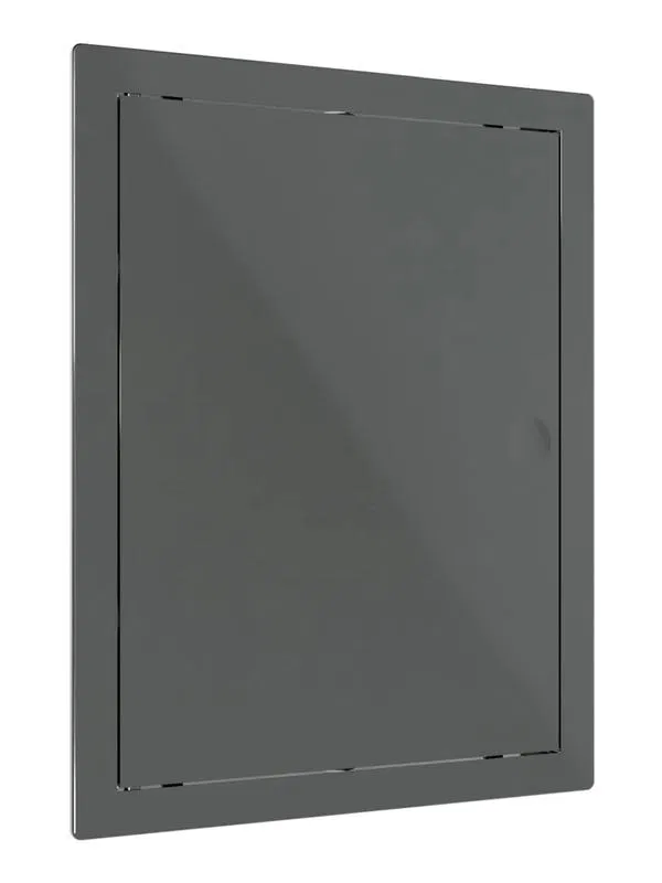 Люк ревизионный LN фланец 150х200 нажимной 172х222 пластик сер. EVECS L1520N Gray