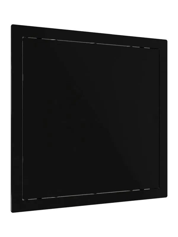 Люк ревизионный LN фланец 200х200 нажимной 224х224 пластик черн. EVECS L2020N Black
