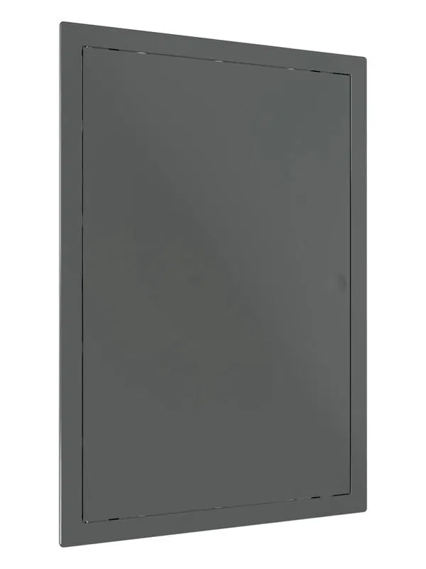 Люк ревизионный LN фланец 200х300 нажимной 223х323 пластик сер. EVECS L2030N Gray