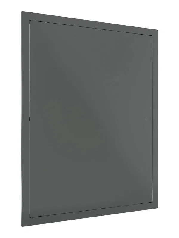Люк ревизионный LN фланец 300х400 нажимной 327х427 пластик сер. EVECS L3040N Gray