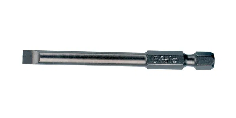 Бита плоская шлицевая Industrial E6.3 SL6.5х1.2х73мм (уп.5шт) FELO 03061710