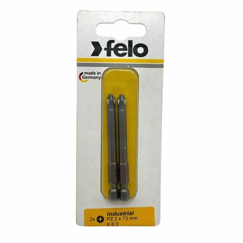 Бита крестовая PZ 2х73 Industrial (блист.2шт) FELO 03102736