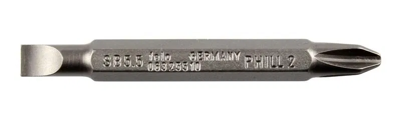 Бита двухсторонняя Industrial SL5.5/PH2 60мм FELO 06325510