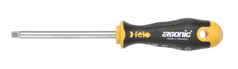 Отвертка Ergonic с насадкой под головки 1/4дюймх100 Felo 49711040