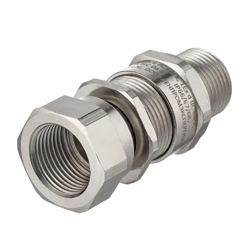 Ввод кабельный небронир. 11.3-19.9мм в трубе наружн.М25х1.5 внутр.3/4дюйм G 1Ex d IIC Gb X FEREKS UP00056570