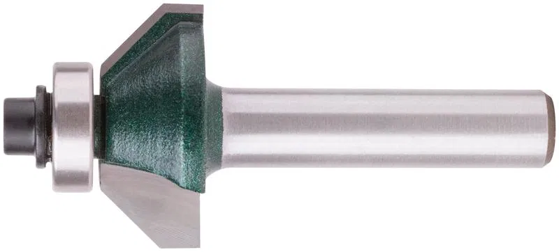 Фреза кромочная конусная с нижним подшипником DхHхL=25х10х54.3мм FIT 3607-081025