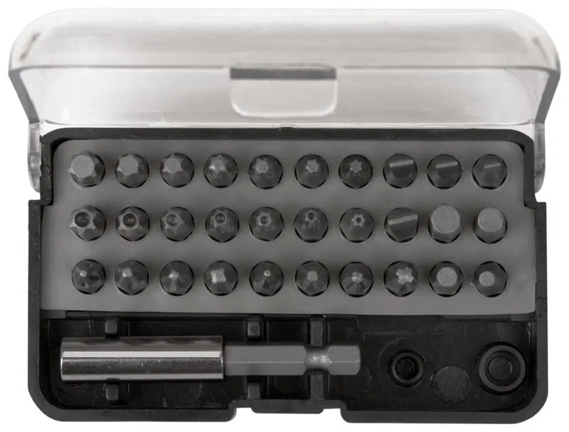 Набор бит 31шт (30шт CrV бит + адаптер с защелкой) FIT 57854