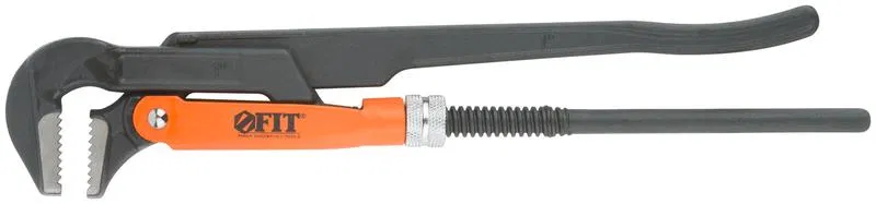 Ключ трубный газовый 90гр (тип L) инстр. сталь 1дюйм (300мм) FIT 70371