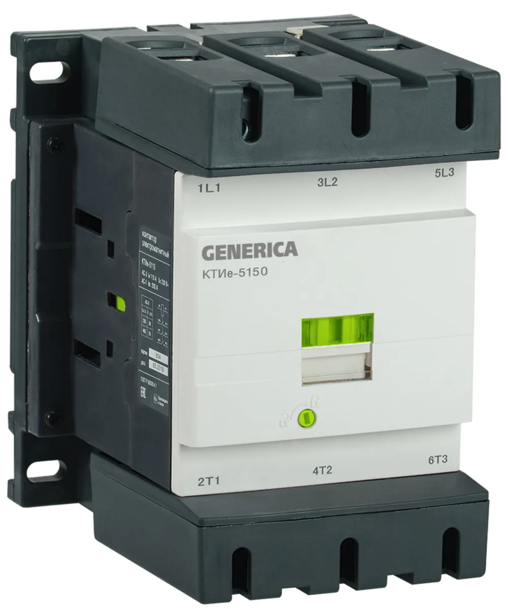 Контактор КТИе-5150 150А 230В/АС3 IEK KKTE50-150-230-10 GENERICA