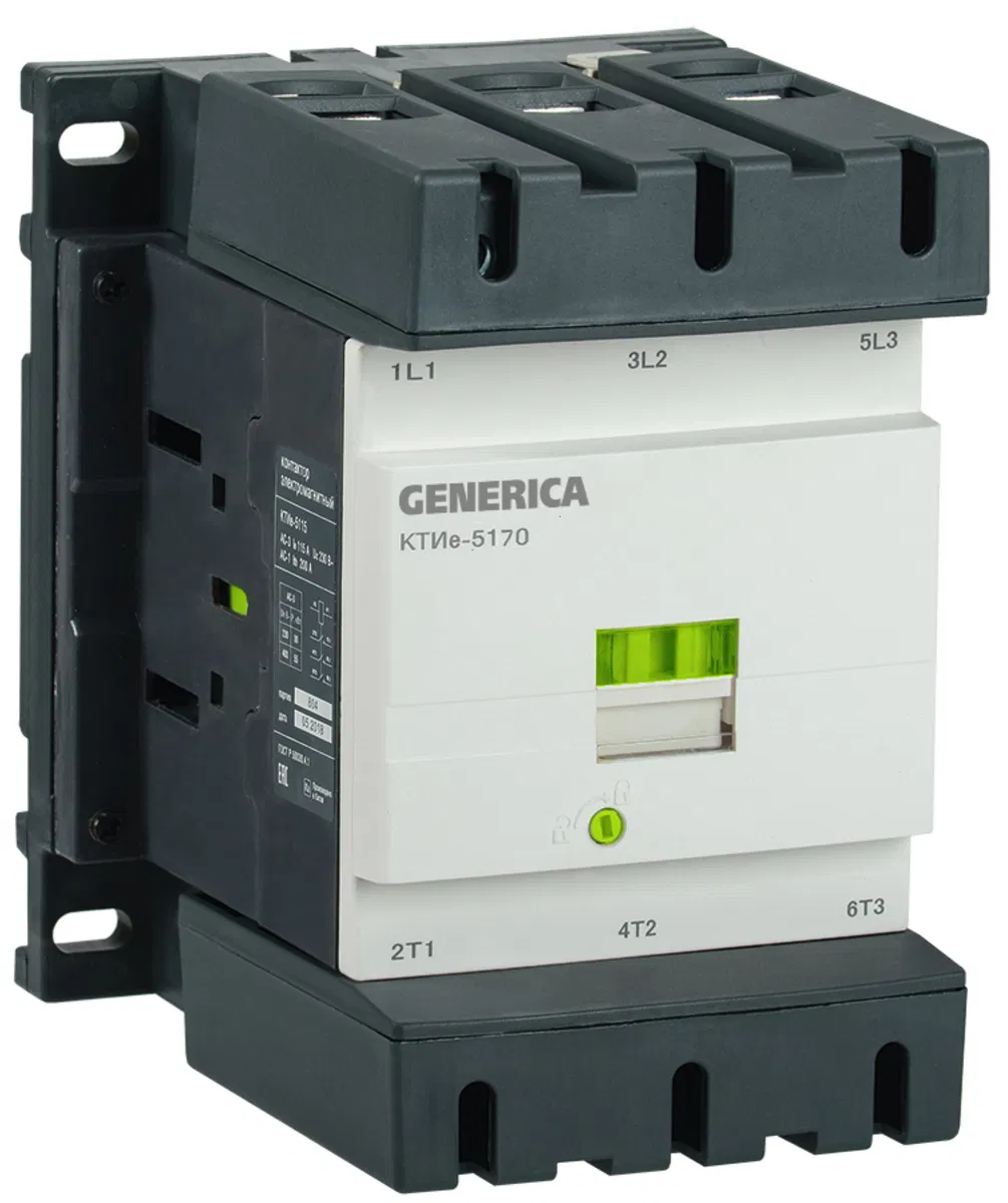 Контактор КТИе-5170 170А 230В/АС3 GENERICA KKTE50-170-230-10