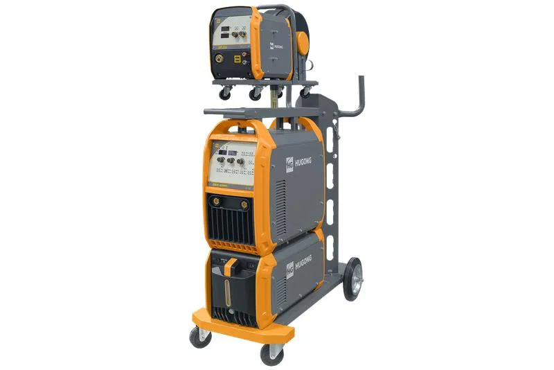Инвертор сварочный полуавтомат HUGONG EMIG 500WE III (цифровой подающий) (с БО и тележкой) (без горелки и кабель-пакета) ГК ТСС 040724