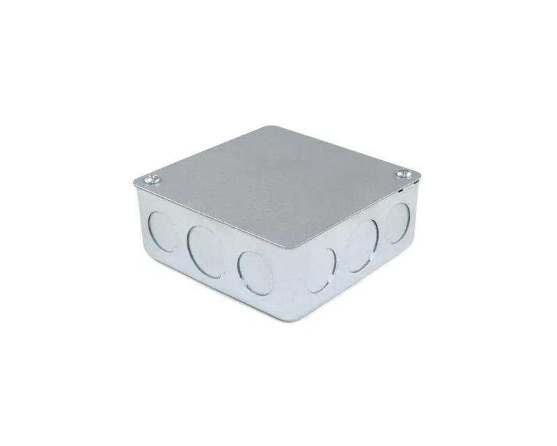 Коробка 100х100х40 IP30 с предвырубленными отверст. сталь ГОФРОМАТИК zeta30349