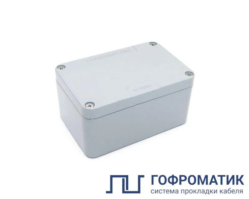 Коробка ответвительная 120х80х60 IP66/IP67 алюм. ГОФРОМАТИК zeta30392
