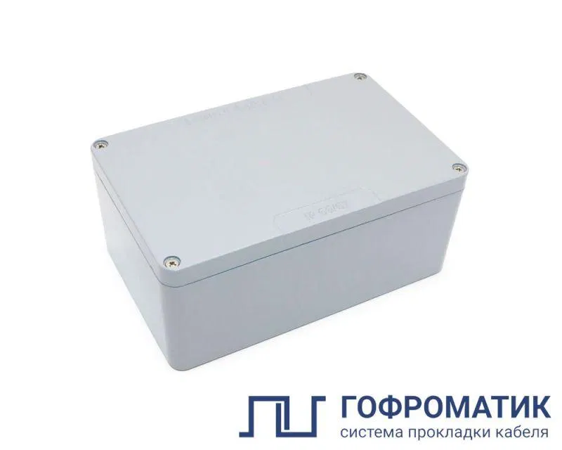 Коробка ответвительная 190х120х80 IP66/IP67 алюм. ГОФРОМАТИК zeta30396