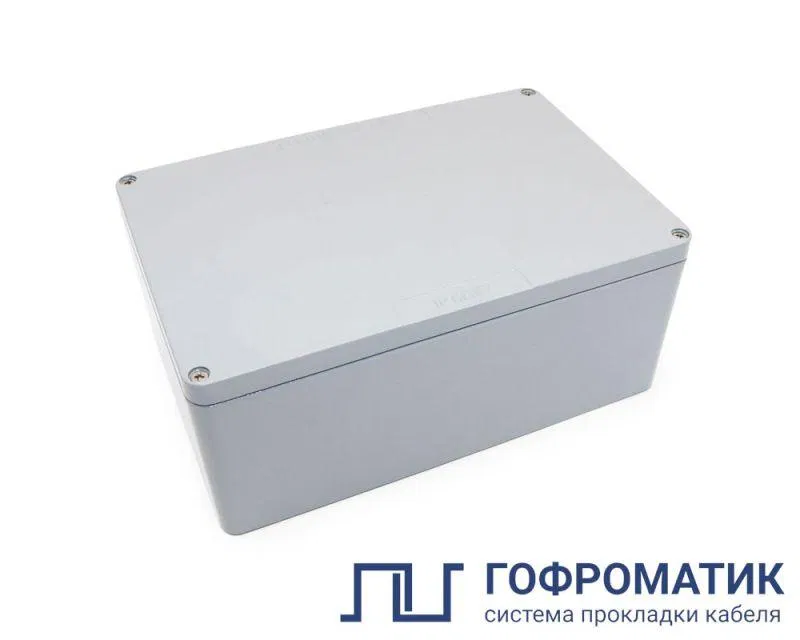 Коробка ответвительная 240х160х100 IP66/IP67 алюм. ГОФРОМАТИК zeta30398