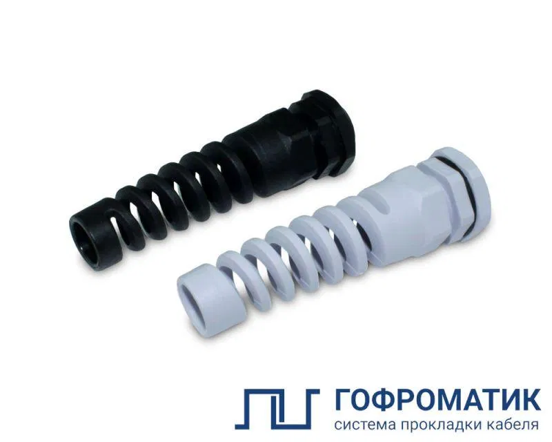 Ввод кабельный ВКС-ПР-PG13.5-12-L9 IP68 сер. ГОФРОМАТИК zeta35224