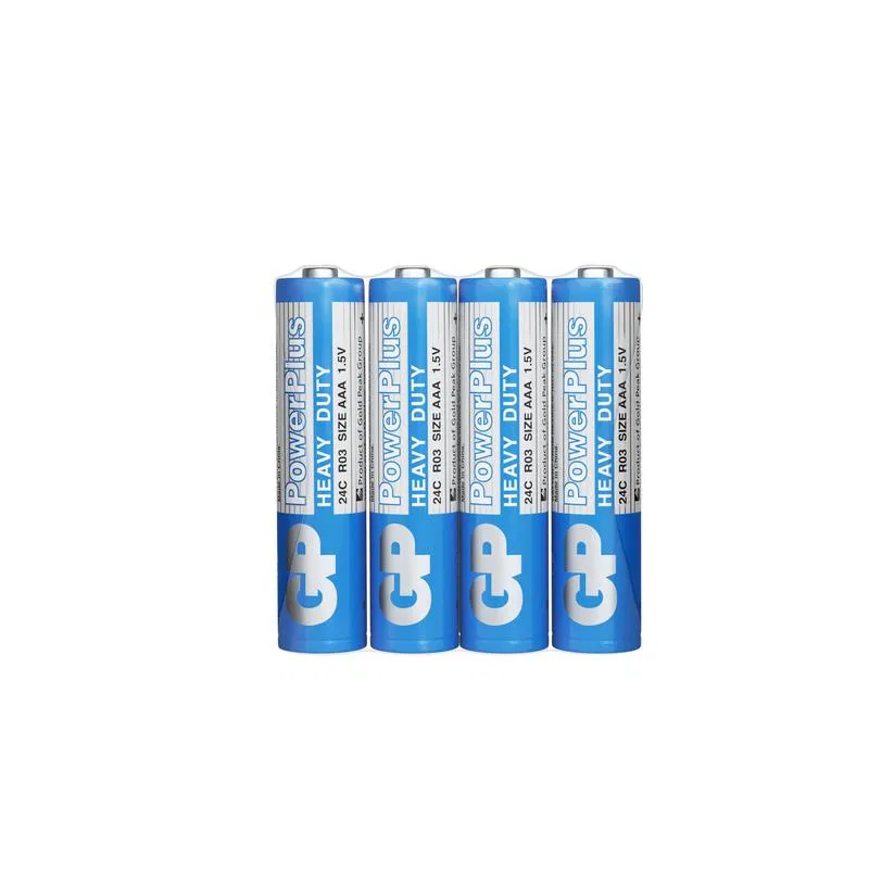 Элемент питания солевой AAA/R03 1.5В PowerPlus 24CEBRA-2S4 40/200/1000 (уп.4шт) GP 10877