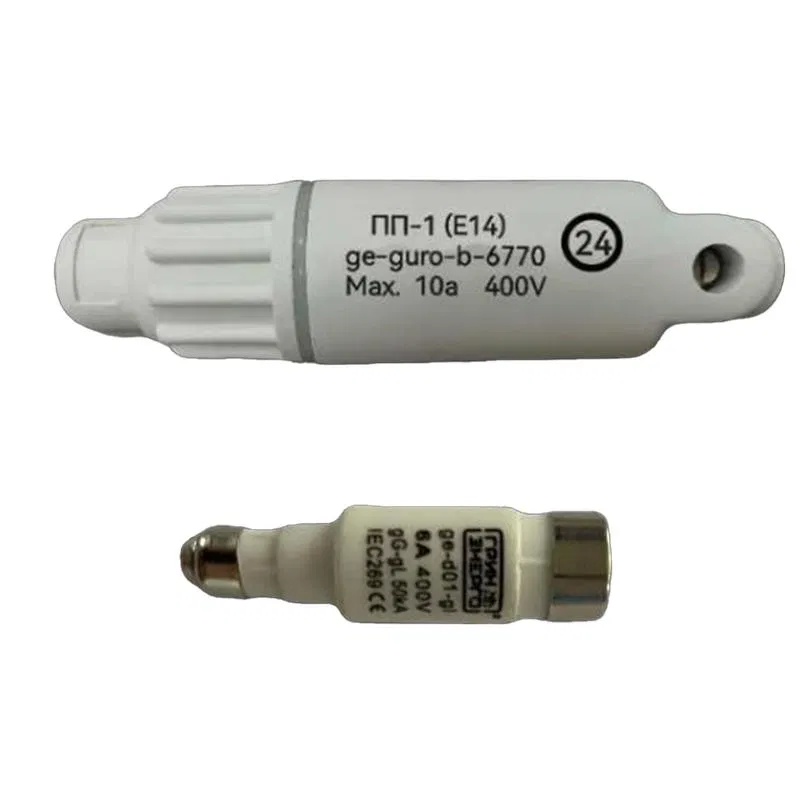 Предохранитель D01 gl 10А в комлекте с корпусом ПП-1 (E14) (GURO-B-6770) ГринЭнерго ge-guro-d01-10А ge-guro-d01-10a
