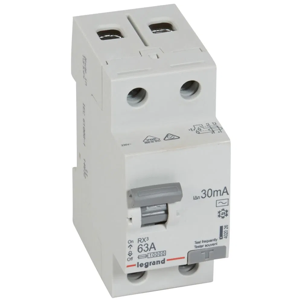 RX3 ВДТ 30мА 63А 2П AC LEGRAND 402026 IEK