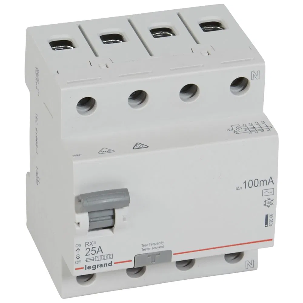 RX3 ВДТ 100мА 25А 4П AC LEGRAND 402066 IEK