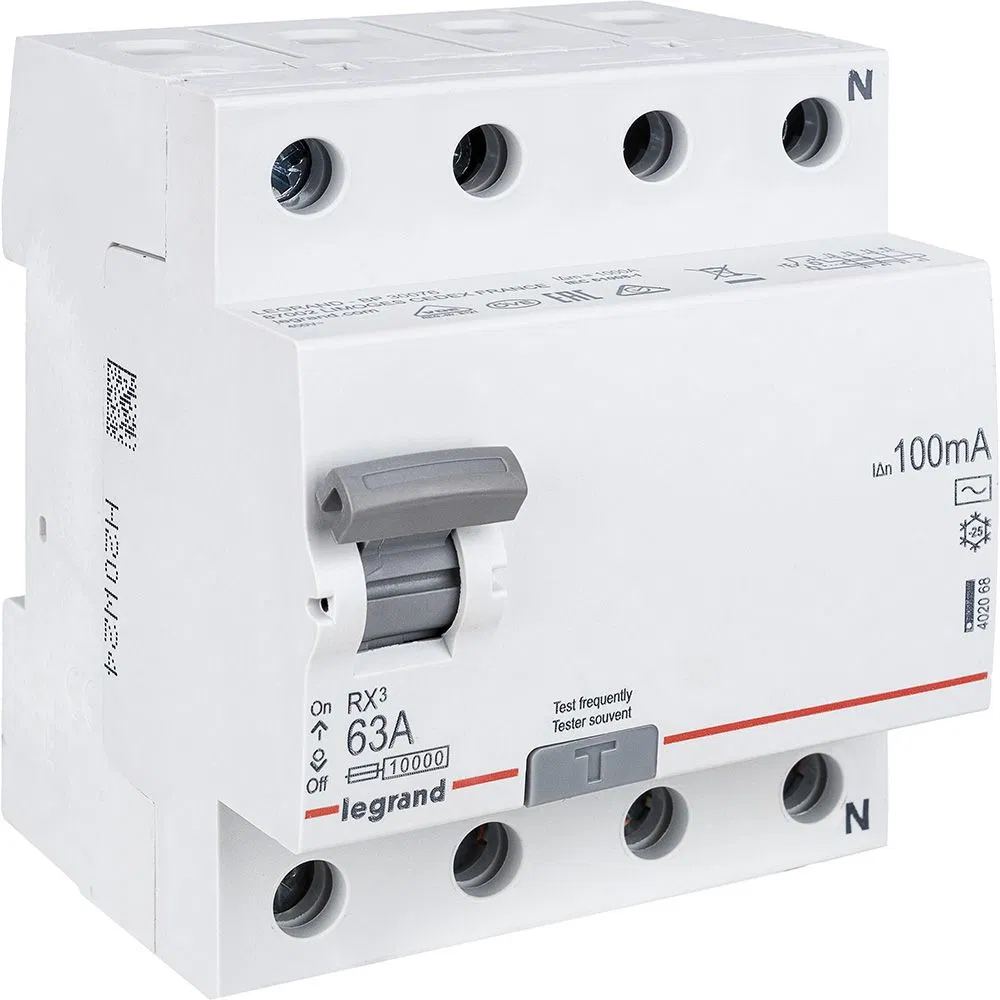 RX3 ВДТ 100мА 63А 4П AC LEGRAND 402068 IEK