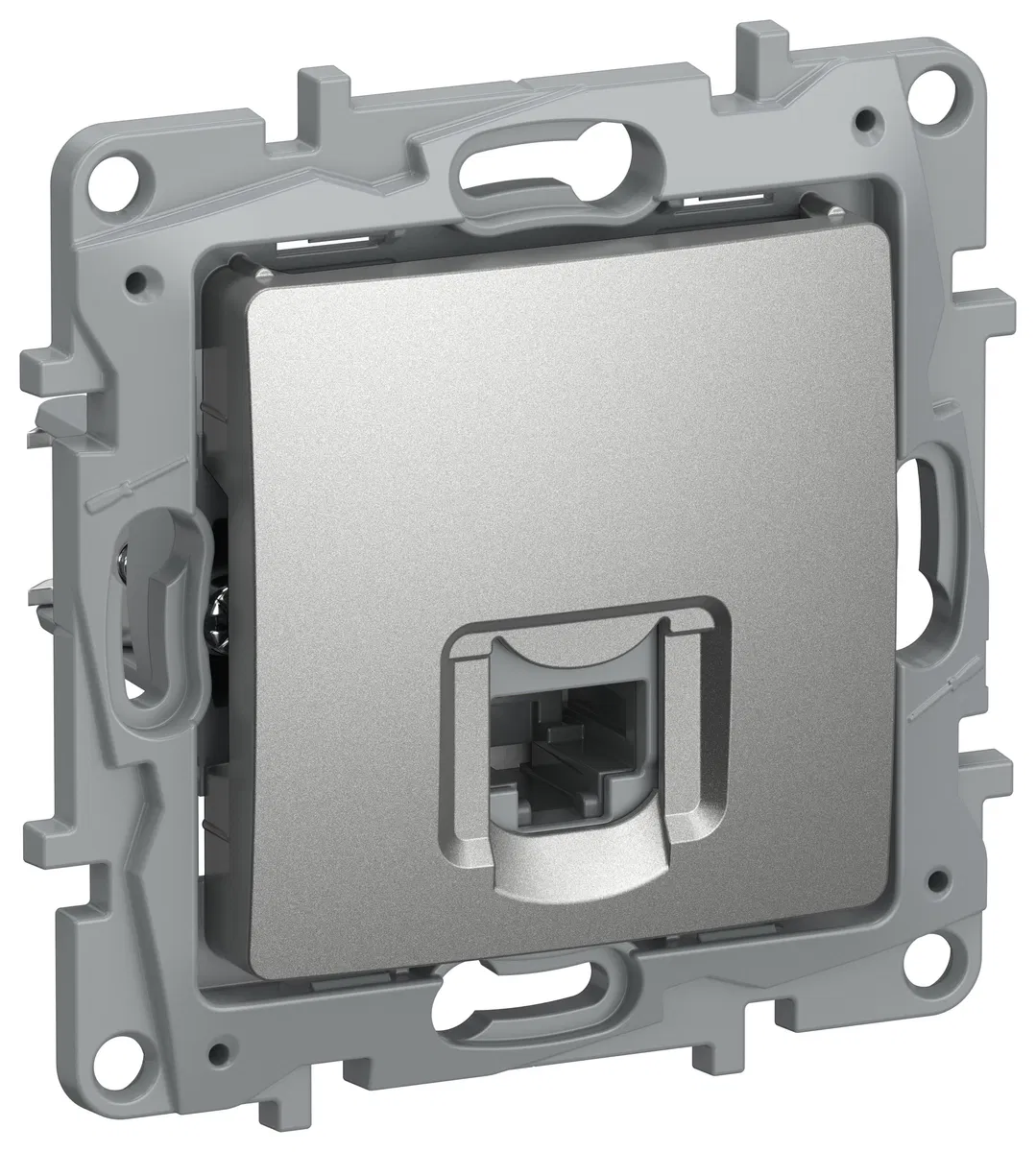IEKETIKA Розетка компьютерная RJ45 категория 6 UTP 6724531 алюминий IEK