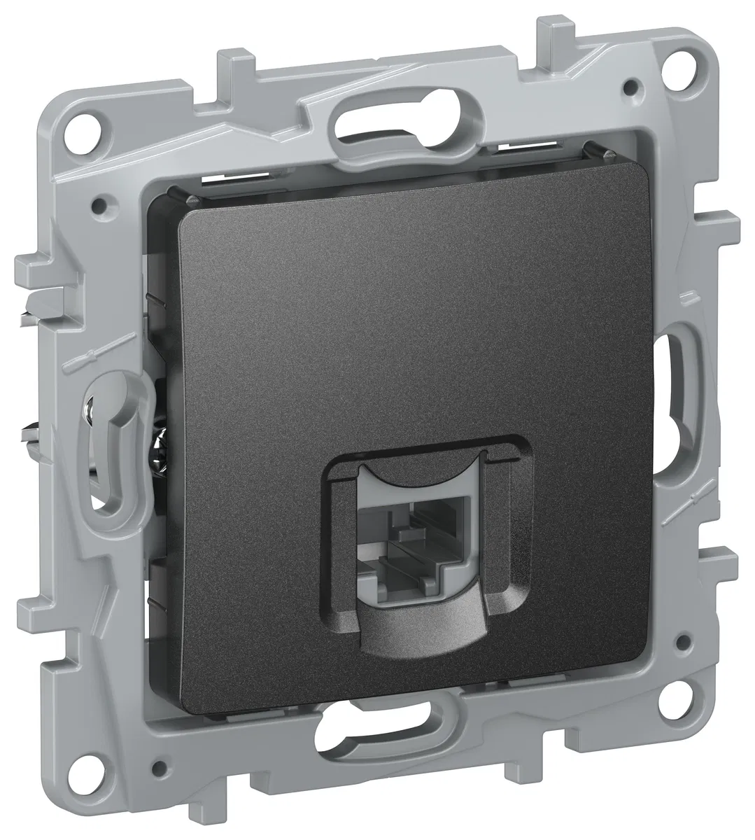 IEKETIKA Розетка компьютерная RJ45 категория 6 UTP 6726531 антрацит IEK