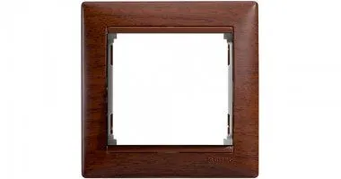 VALENA DIY Рамка 1-местная дерево тонированное 694362 IEK