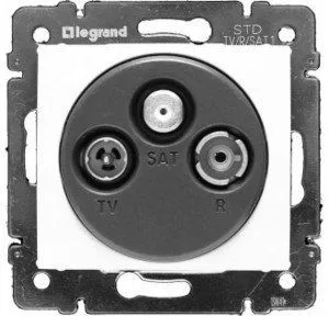 VALENA DIY Розетка TV-FM-SAT тип звезда белый