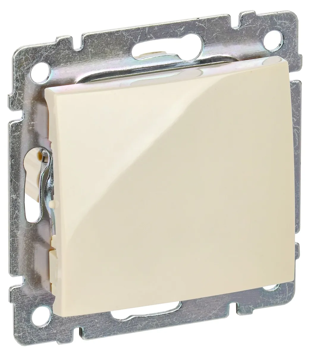 VALENA DIY Переключатель 1-клавишный перекрестный схема 7 10АХ безвинтовые зажимы слоновая кость
