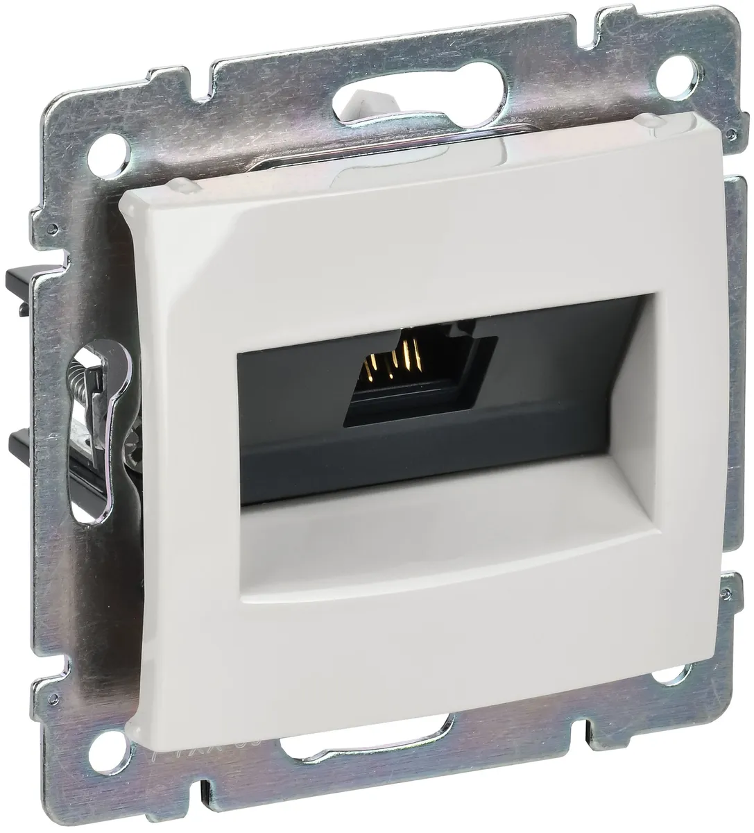 VALENA Розетка компьютерная RJ45 категория 6 UTP с захватами белый