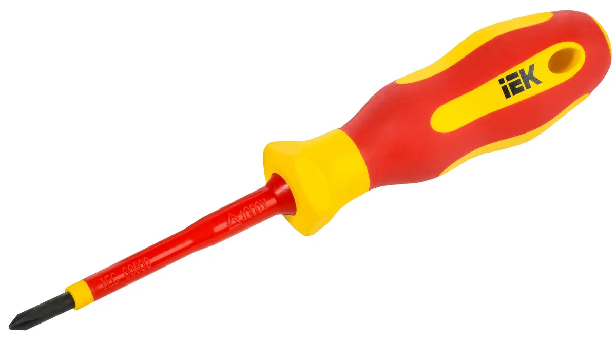 ARMATOOL Отвертка диэлектрическая PH1х80 Т2 IEK A2L5-SC30-T2-PH-10-080