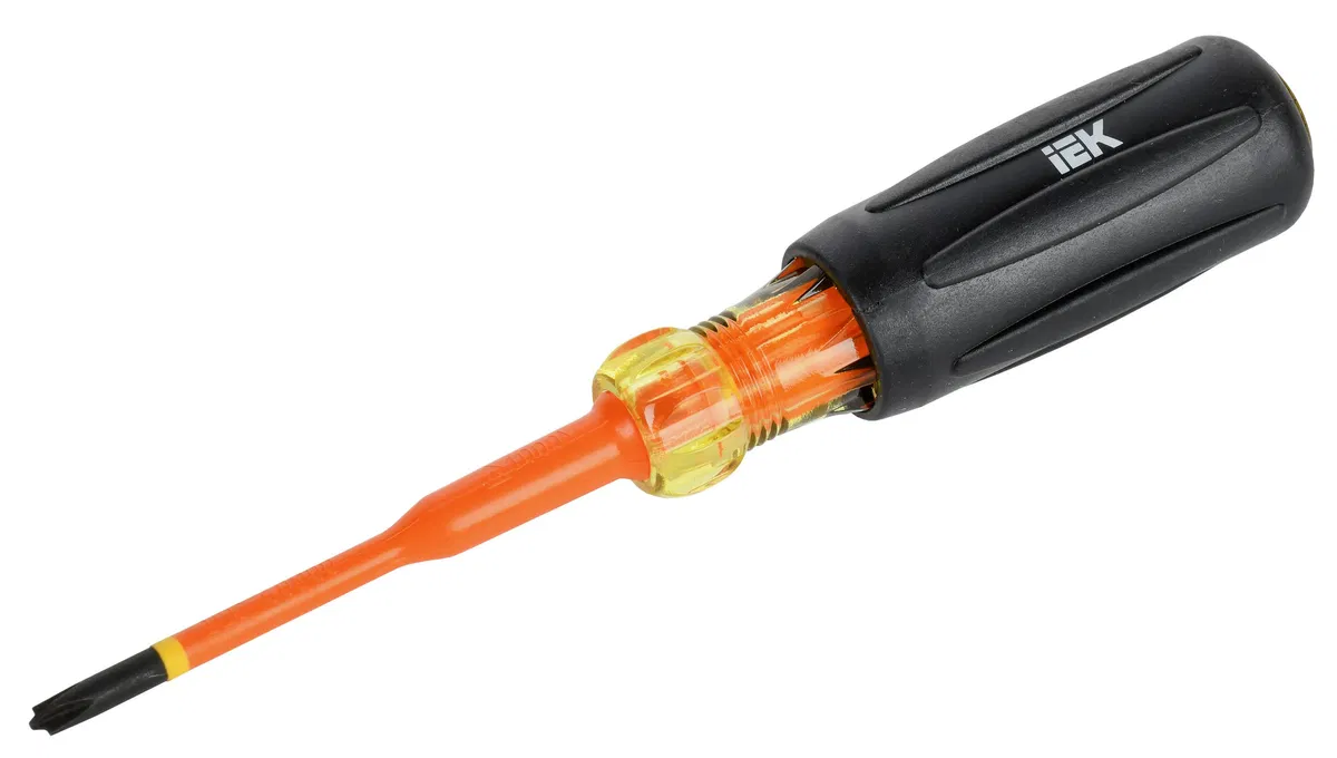 ARMA2L 5 Отвертка диэлектрическая SLIM PH/SL1х80 Т3 IEK A2L5-SC31-T3-HS-10-080