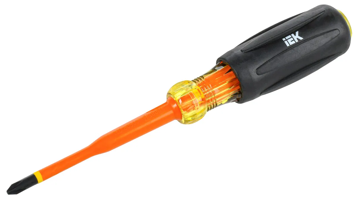 ARMA2L 5 Отвертка диэлектрическая SLIM PH2х100 Т3 IEK A2L5-SC31-T3-PH-20-100