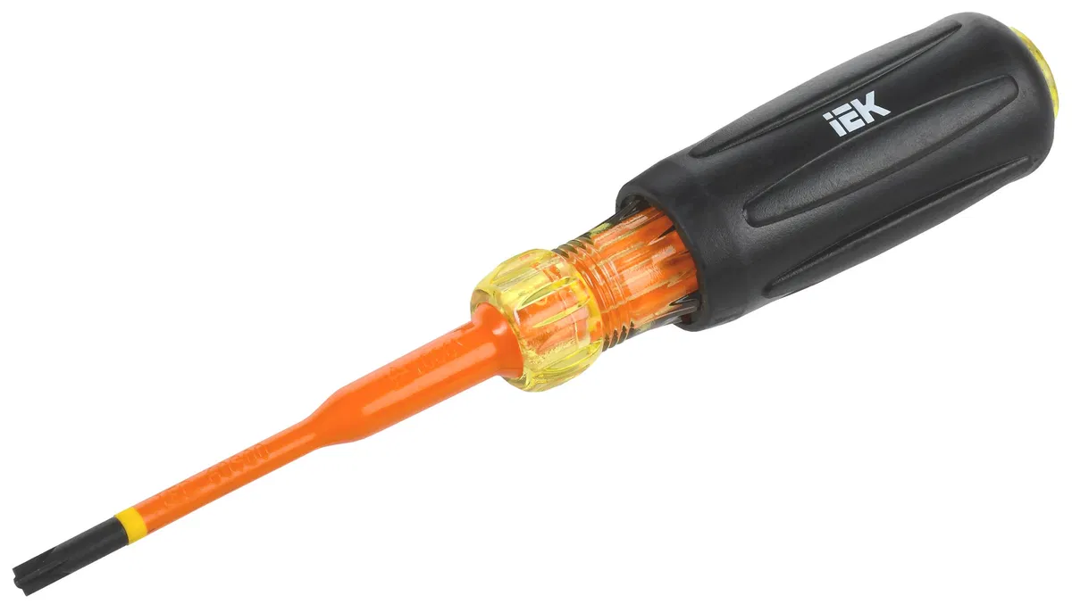 ARMA2L 5 Отвертка диэлектрическая SLIM PZ/SL1х80 Т3 IEK A2L5-SC31-T3-ZS-10-080